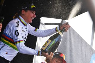 World Champion Annemiek van Vleuten wins 2020 Omloop Het Nieuwsblad