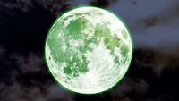 The moon did not turn green on April 20, 2016. A online rumor predicting a green full moon was nothing more than a lunar hoax.