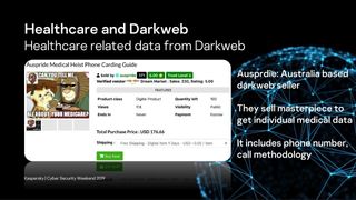 Australians' confidential medical data can be purchased on the dark web.