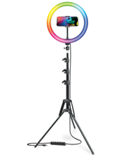 Bower 12" LED RGB Ring Light Studio Kit: was $29 now $10 @ Walmart
Bower makes some of the most affordable ring lights out there, perfect for the aspiring TikToker on your holiday gift list. Walmart is slashing 65% off Bower's 12-inch model, which features an RGB LED ring light with nine different RGB light colors, three white light modes, seven special effect modes, and adjustable brightness. And it comes with a stand that fits just about any phone.&nbsp;
Price match: $10 @ Amazon