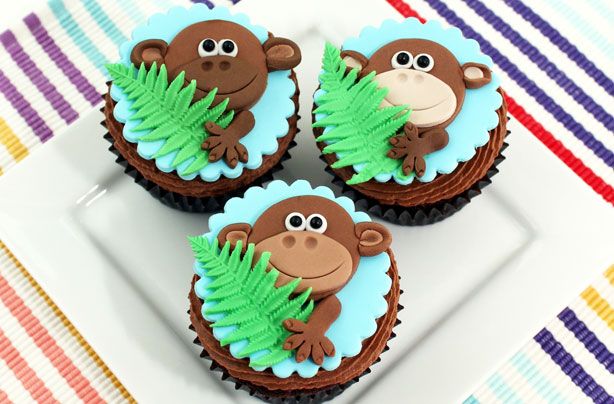 Monkey cupcakes