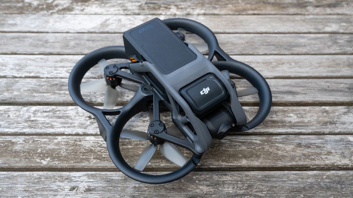 DJI Avata_top of drone front angled view