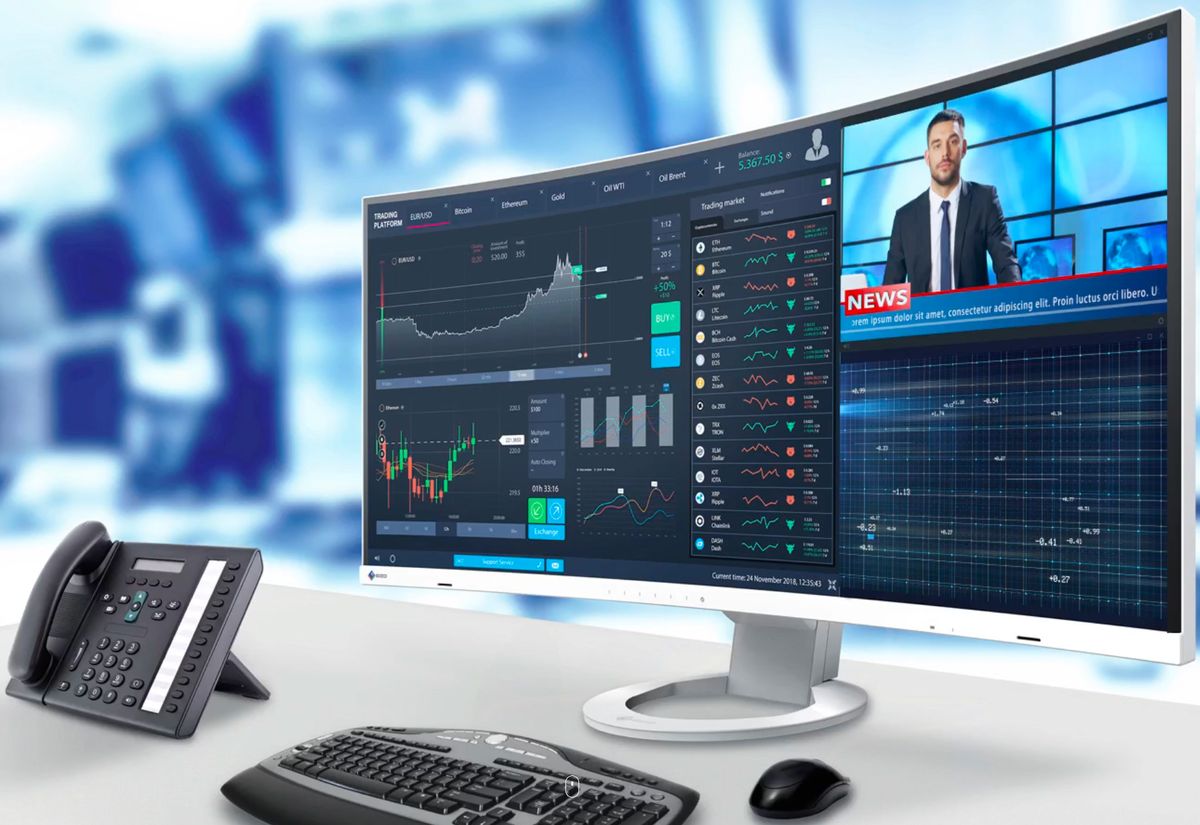 Eizo Launches Its First Curved IPS Monitor The 37.5Inch FlexScan