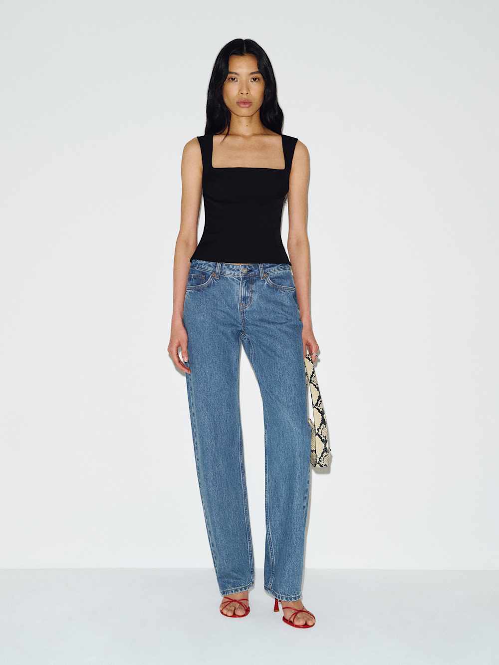 Charlee Low Rise Straight Leg Jeans