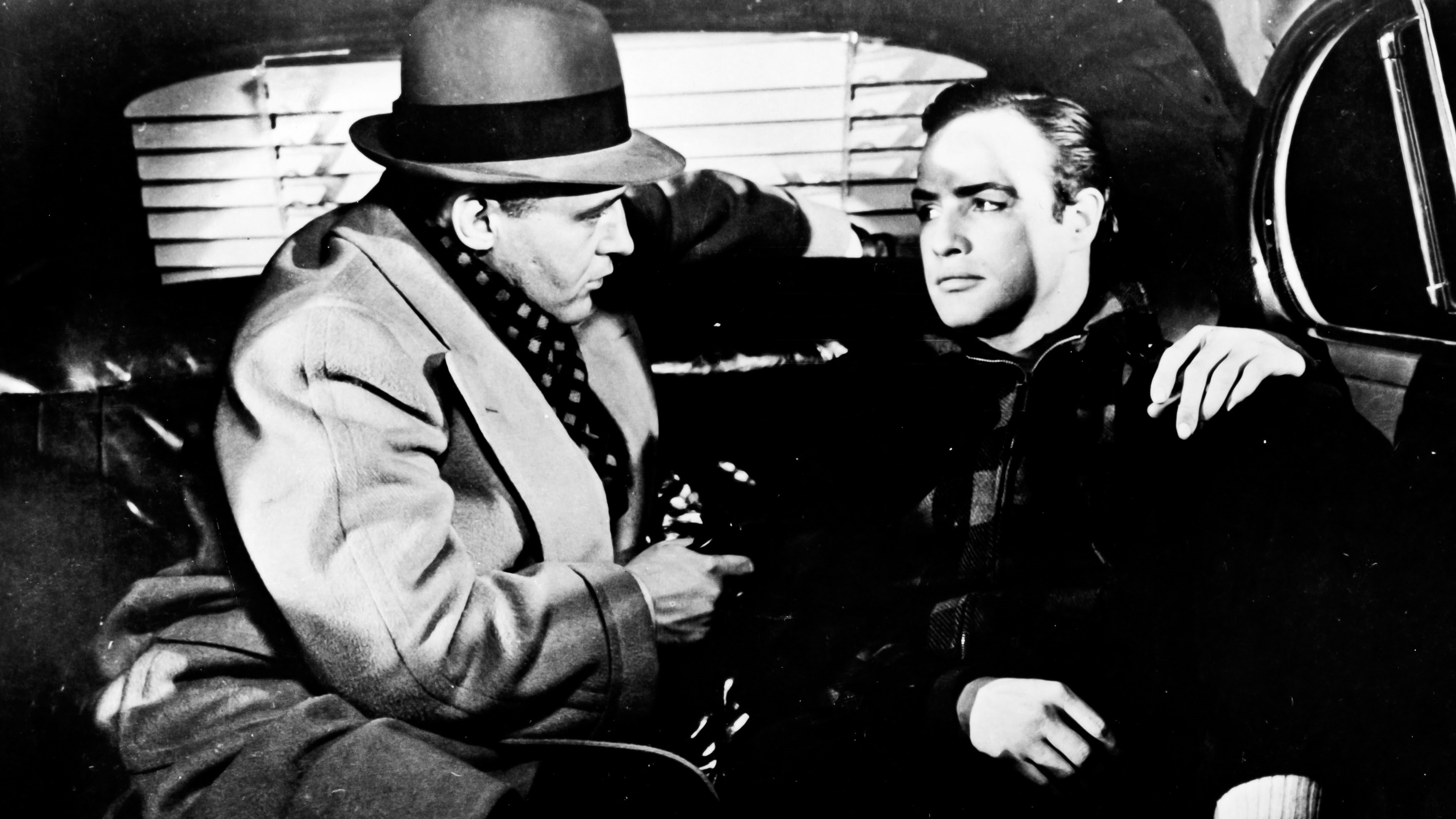 Rod Steiger and Marlon Brando in On the Waterfront