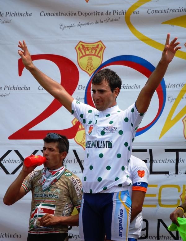 Daniel Diaz collects the sprinter's jersey once again