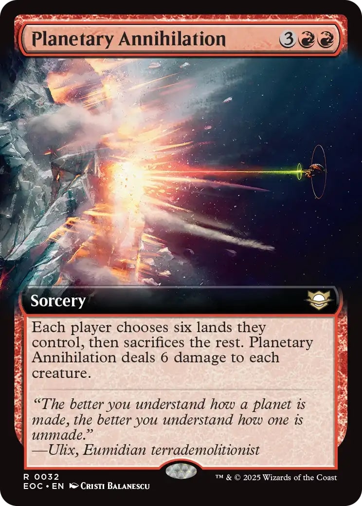 Card art from the Magic: The Gathering set Edge of Eternities