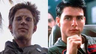 Matthew Modine on left, Tom Cruise on right