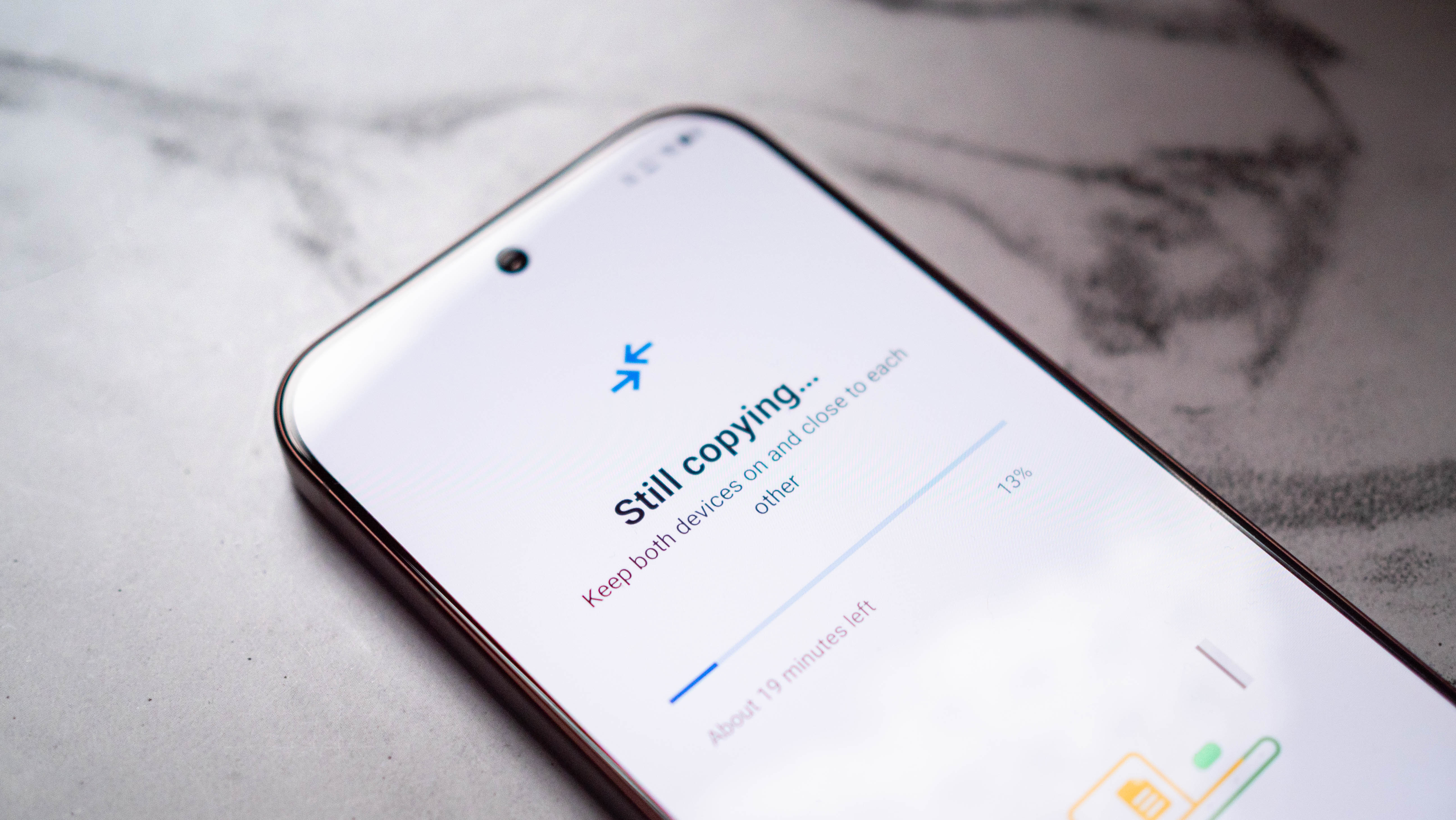 Transferring data on Vivo V70 Elite