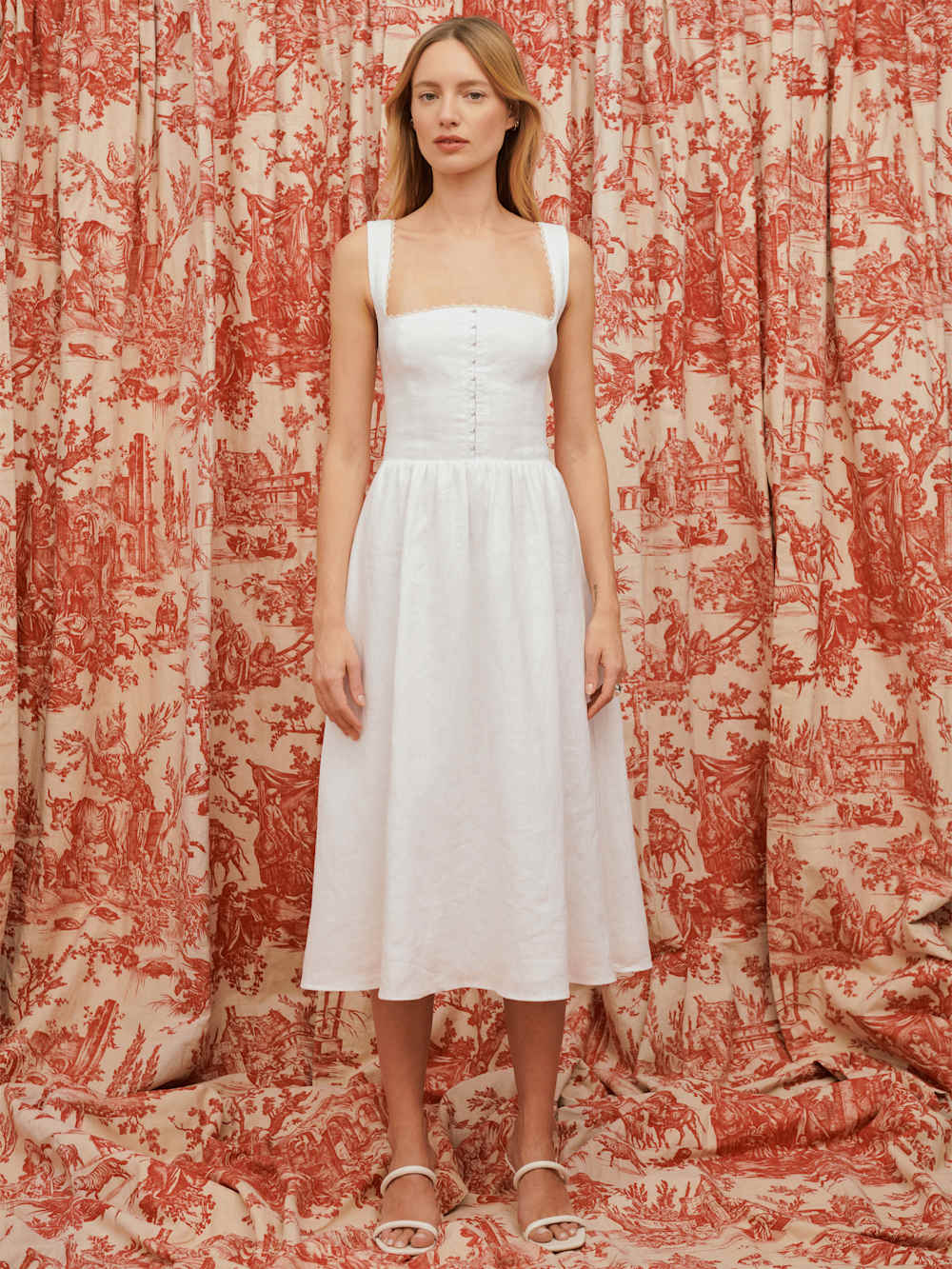 Tagliatelle Linen Dress