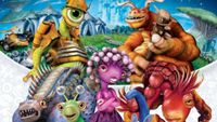 A group of aliens in Spore.
