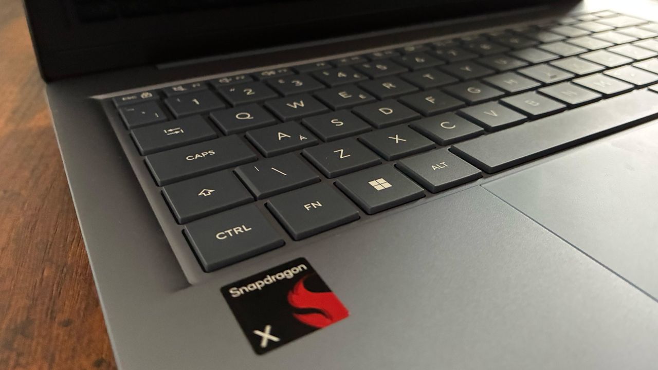 The Asus Zenbook 14 on a desk