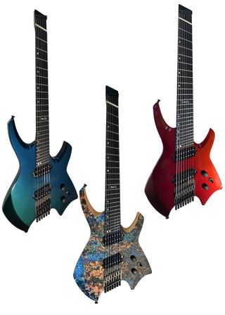 Ormsby GTR Headless Multiscale six-, seven- and eight-string models