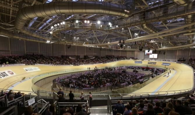 The Sir Chris Hoy Velodrome in Glasgow.