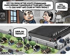 Political cartoon