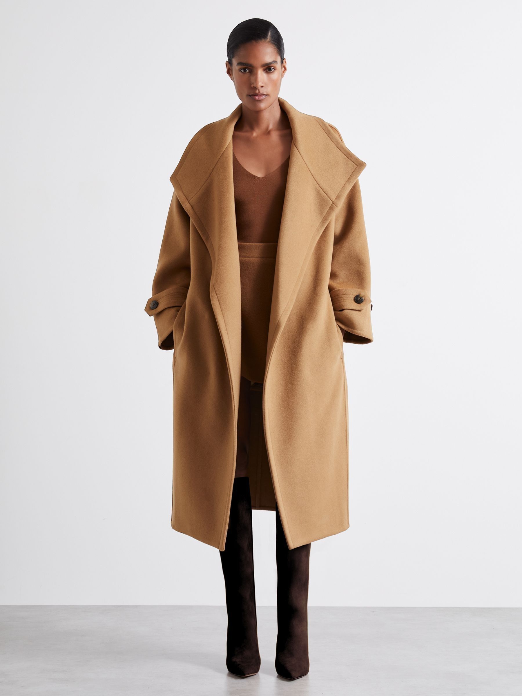 Evelyn Atelier Blindseam Wool and Cashmere Coat