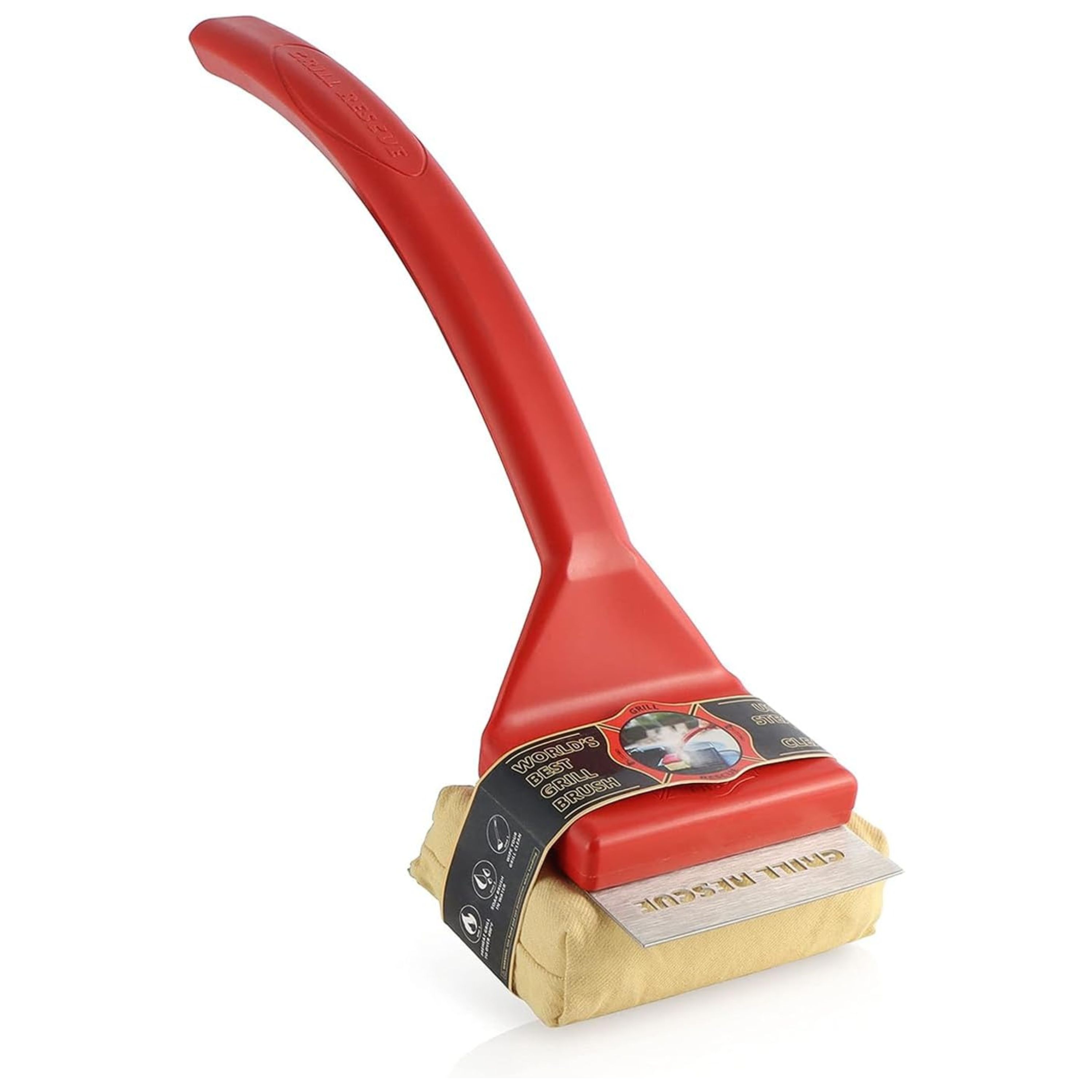 Grill Rescue Grill Brush with Scraper