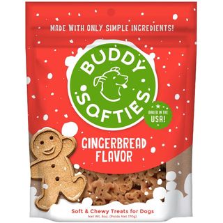 Buddy Biscuits Buddy Softies Holiday Treats Gingerbread Flavor