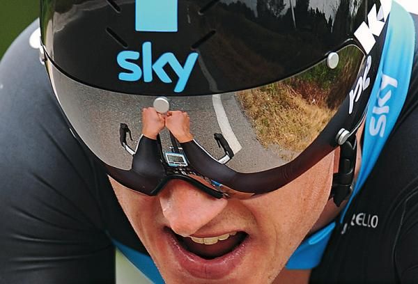 Up close with Team Sky's Geraint Thomas.