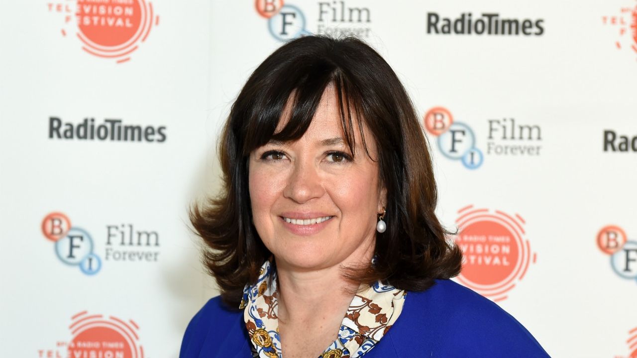 Daisy Goodwin attends the BFI &amp;amp; Radio Times TV Festival at the BFI Southbank on April 8, 2017 in London, England.