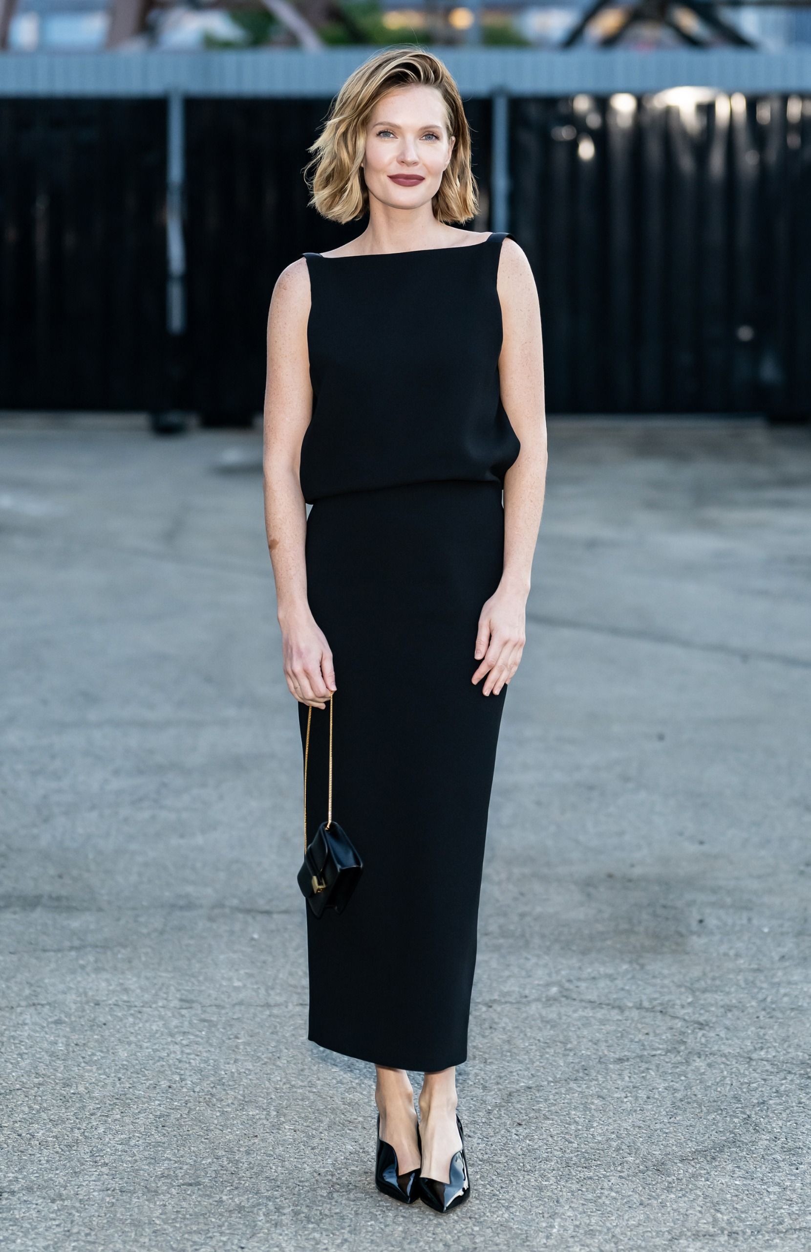 Meghann Fahy at the Khaite S/S 27 NYFW show