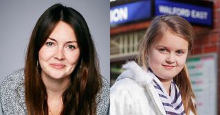 Lacey Turner, Stacey Branning in EastEnders and Lily Harvey, Shenice Quinn in EastEnders.