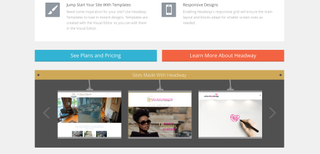 Sliders in web design: Idyllic Creative