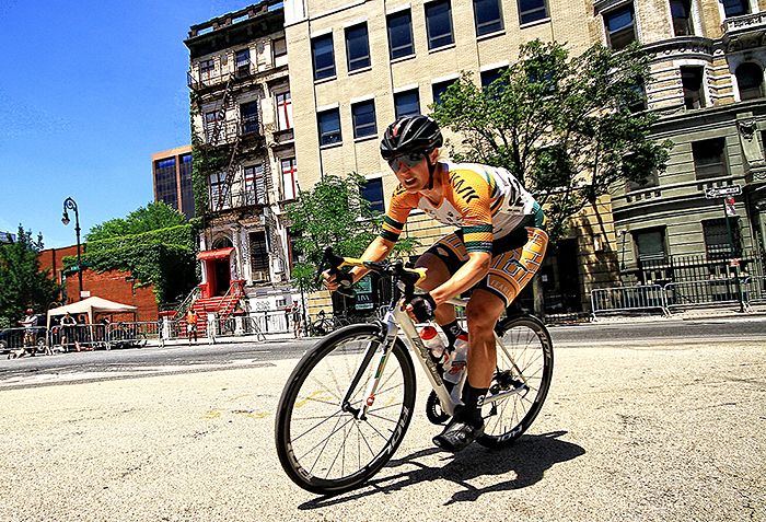 Austrailian National Crit Champion, Wiasak Beck (Fearless Femme Racing) takes it all in stride