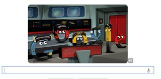 Google Star Trek doodle