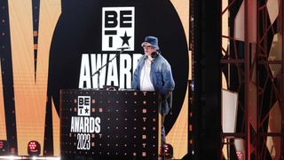 LOS ANGELES, CALIFORNIA - JUNE 25: Kid Capri performs onstage during the BET Awards 2023 at Microsoft Theater on June 25, 2023 in Los Angeles, California. 