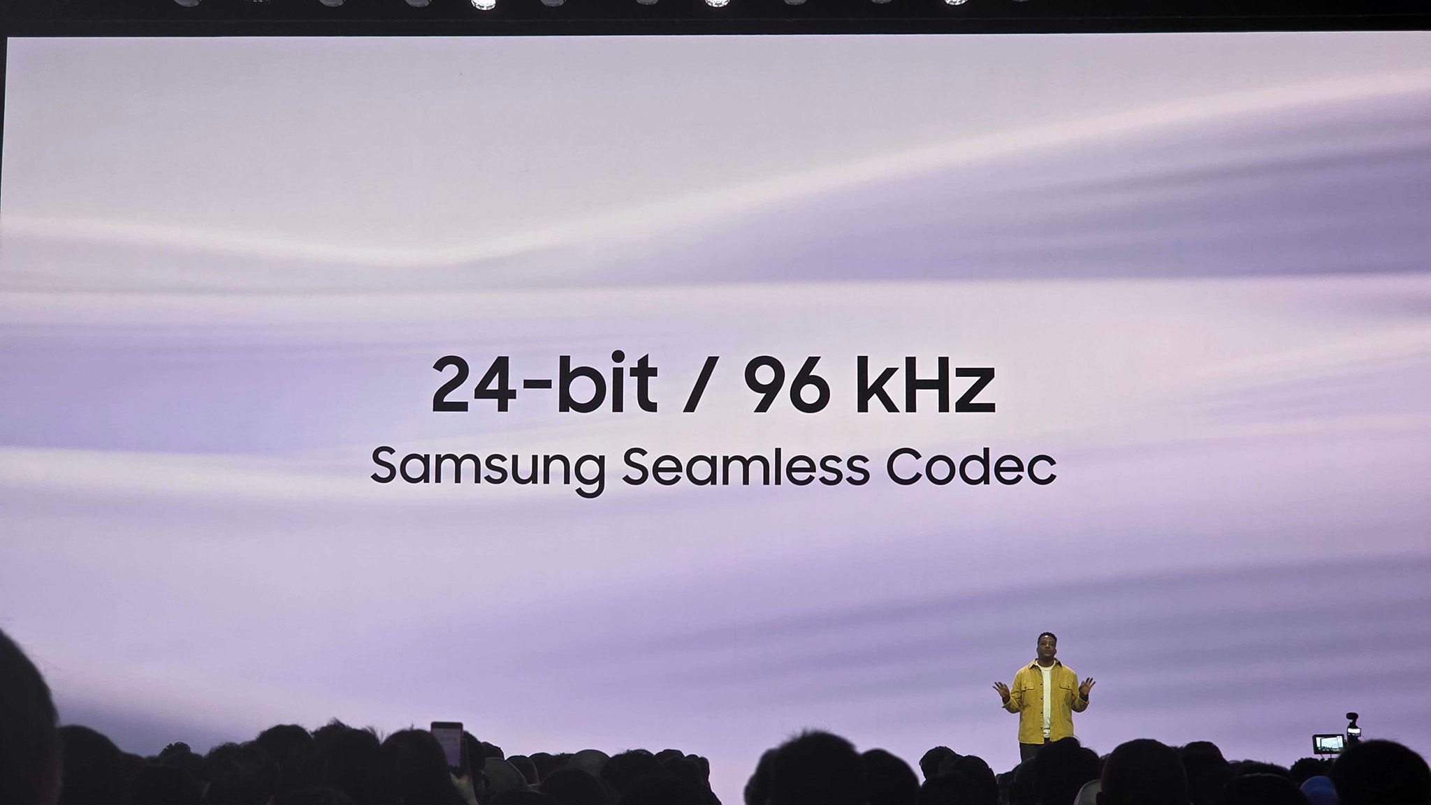 New Galaxy Buds 4 features as seen on stage at Galaxy Unpacked 2026