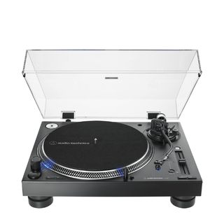 An Audio-Technica AT-LP140XP DJ turntable