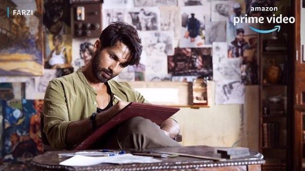 Shahid Kapoor in Farzi.