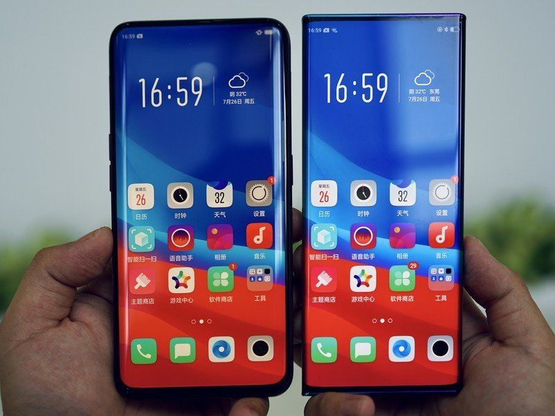 OPPO Waterfall Screen