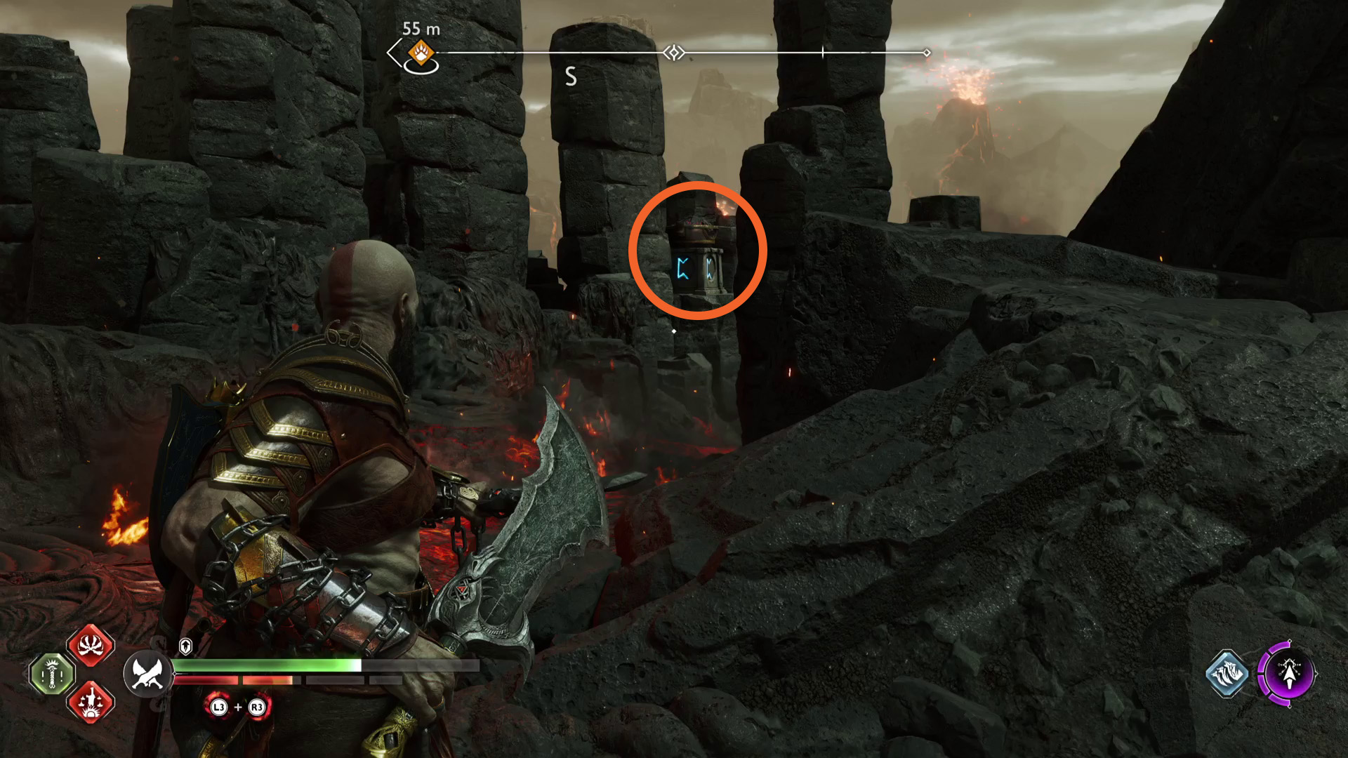 God of War Ragnarok runic nornir chests in muspelheim