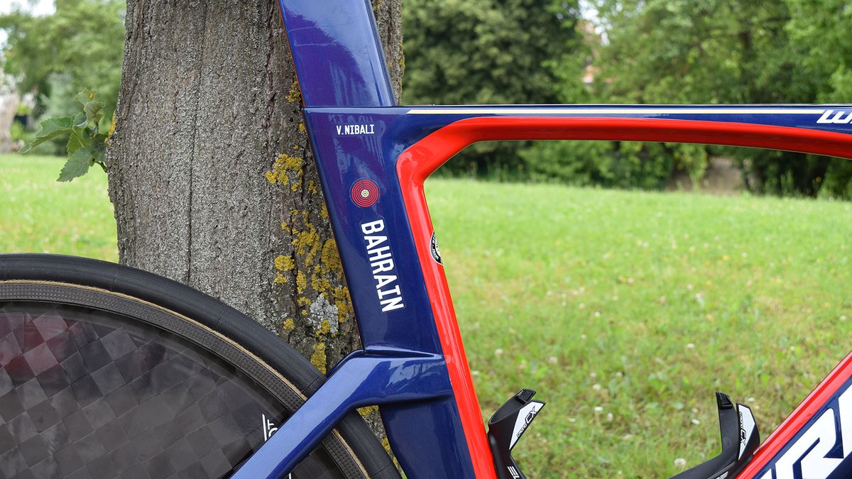 The seat cluster shares design features of the Merida Reacto and other aero-specific bike frames