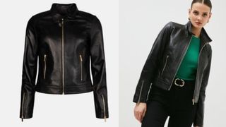 best leather jackets for women Karen Millen