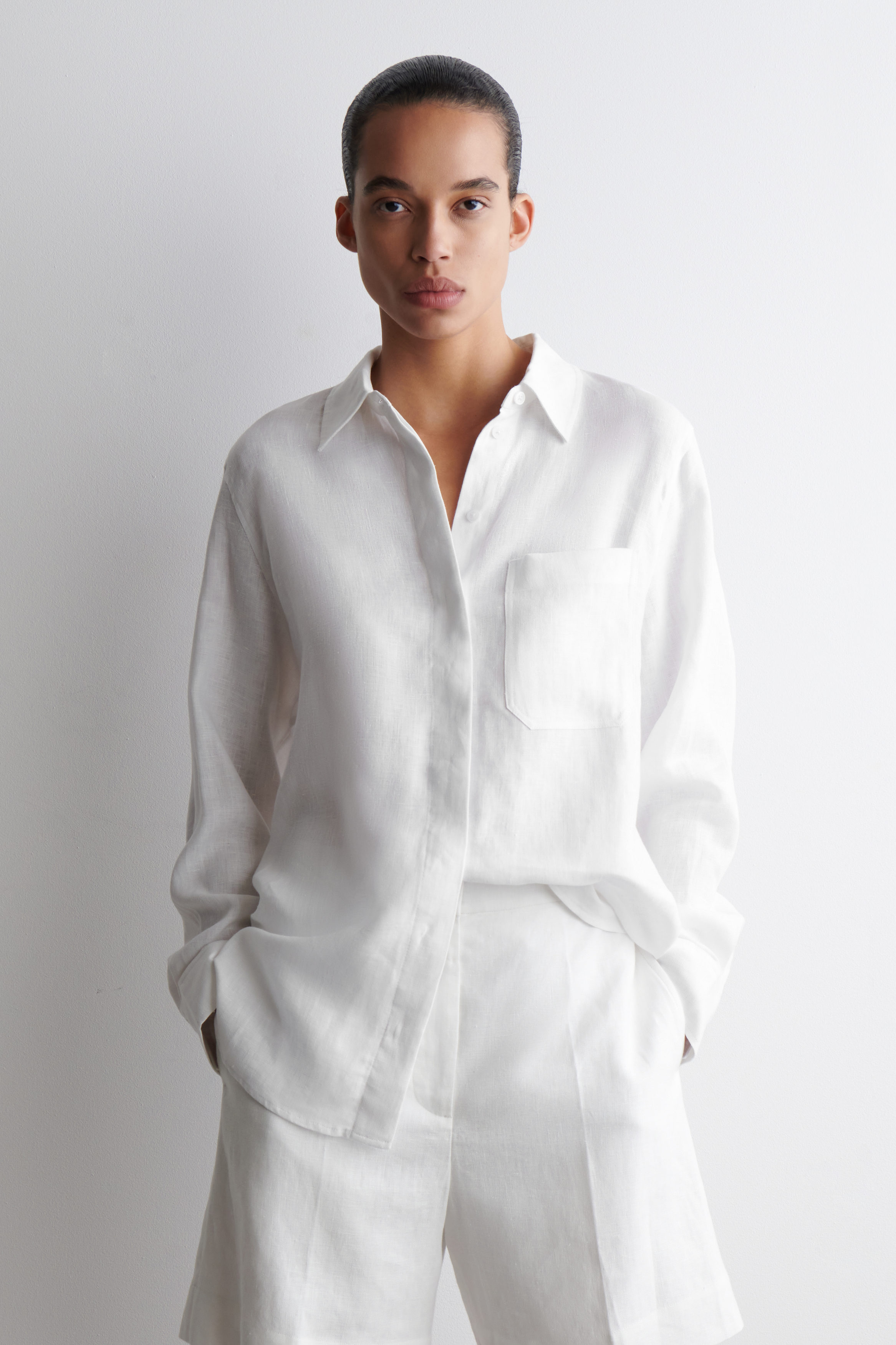 Oversized Linen Shirt