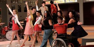 The cast of Glee