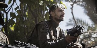 Riz Ahmed as Bodhi Rook in Rogue One