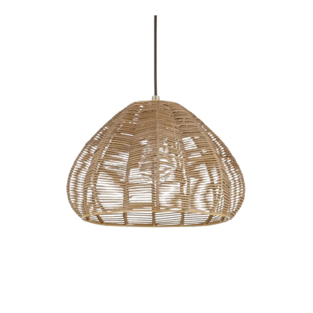 A rattan light