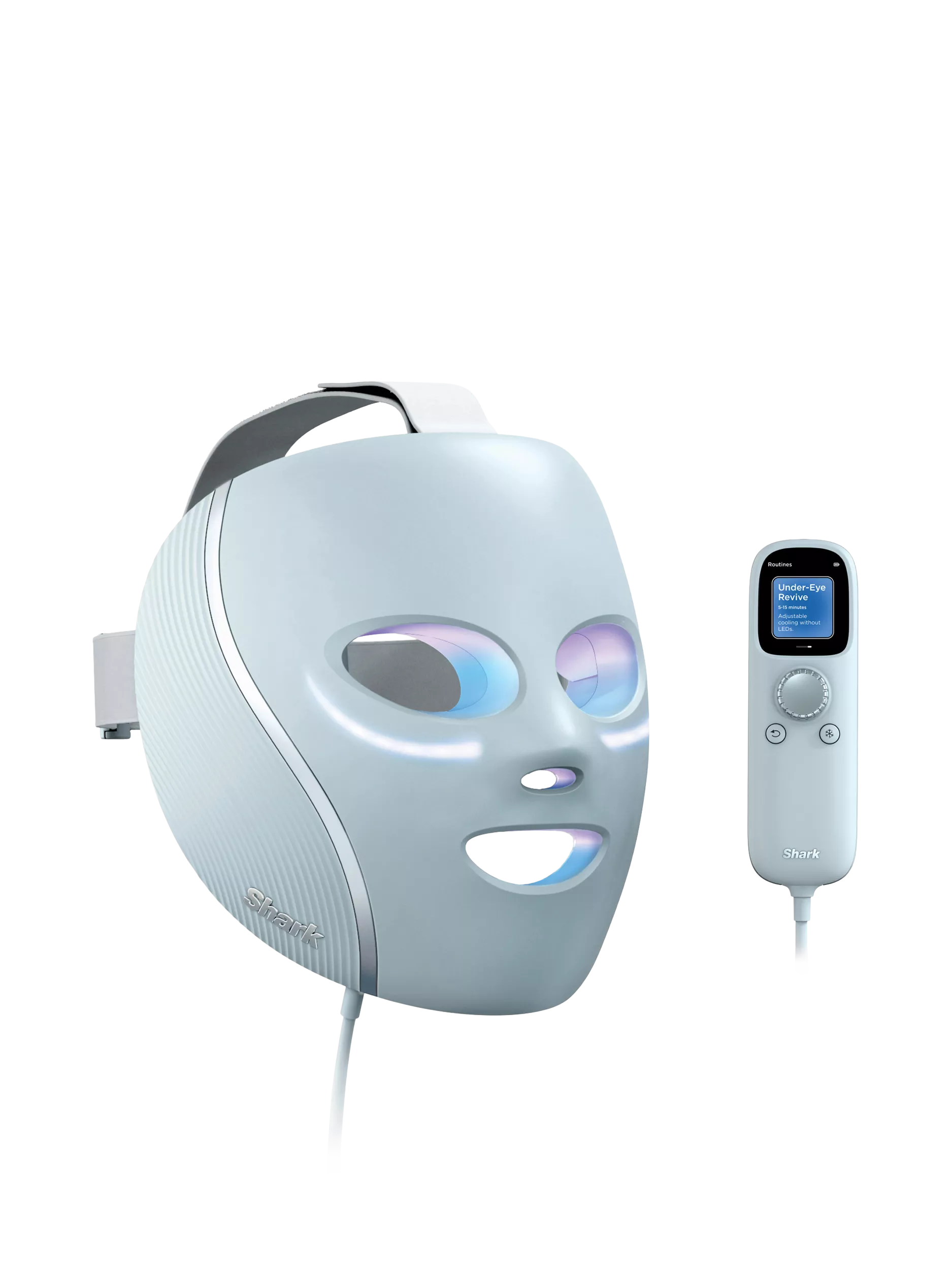 Shark Cryoglow Fw312uk Under-Eye Cooling &amp;amp; Led Anti-Ageing &amp;amp; Blemish Repair Mask