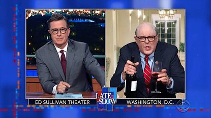 Stephen Colbert and John Lithgow roast Rudy Giuliani