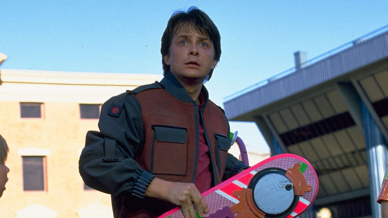 Michael J. Fox in Back to the Future Part II.