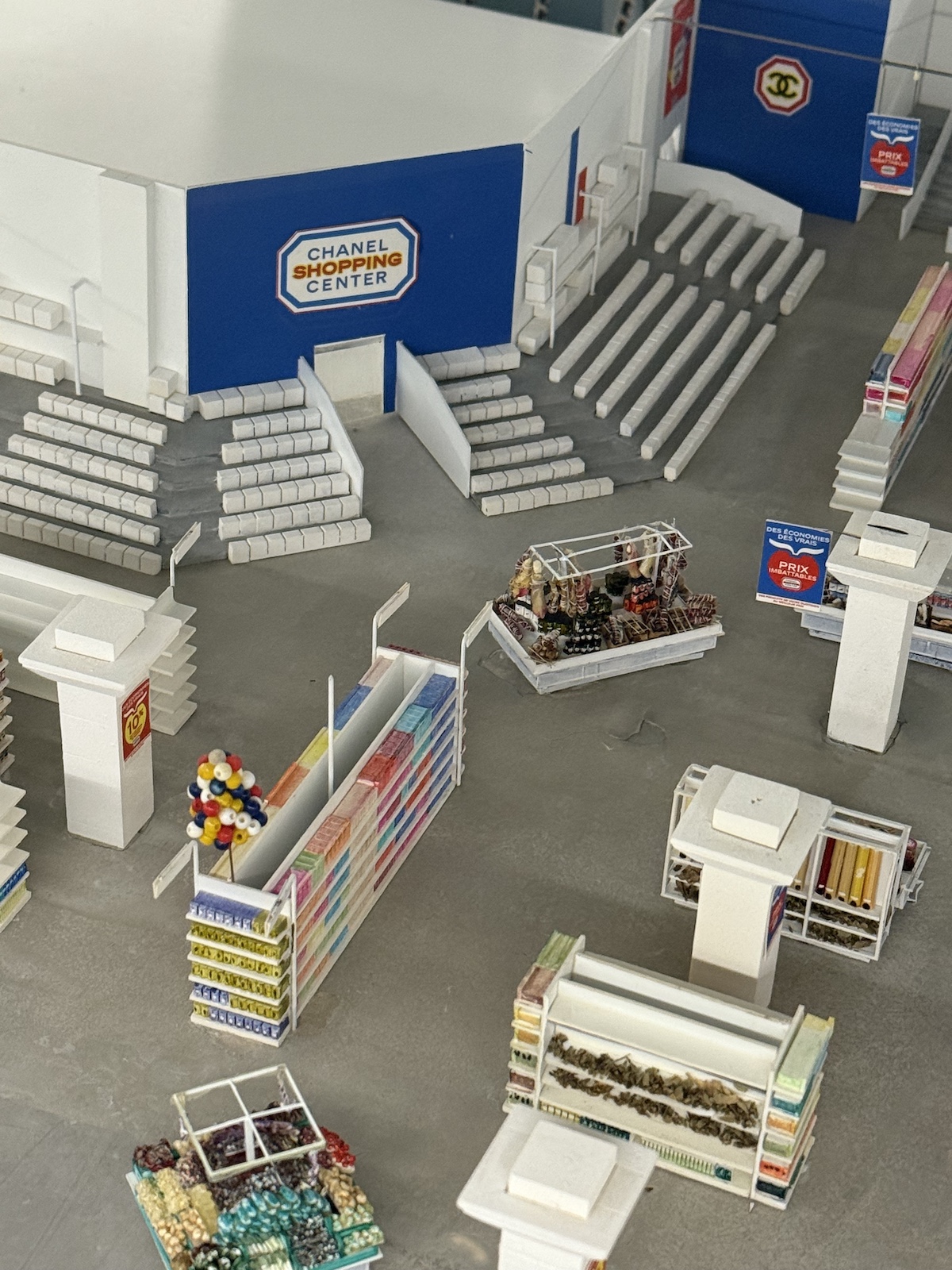 Vitra Design Museum Catwalk Art of the Fashion show exhibition featuring miniature Chanel show set