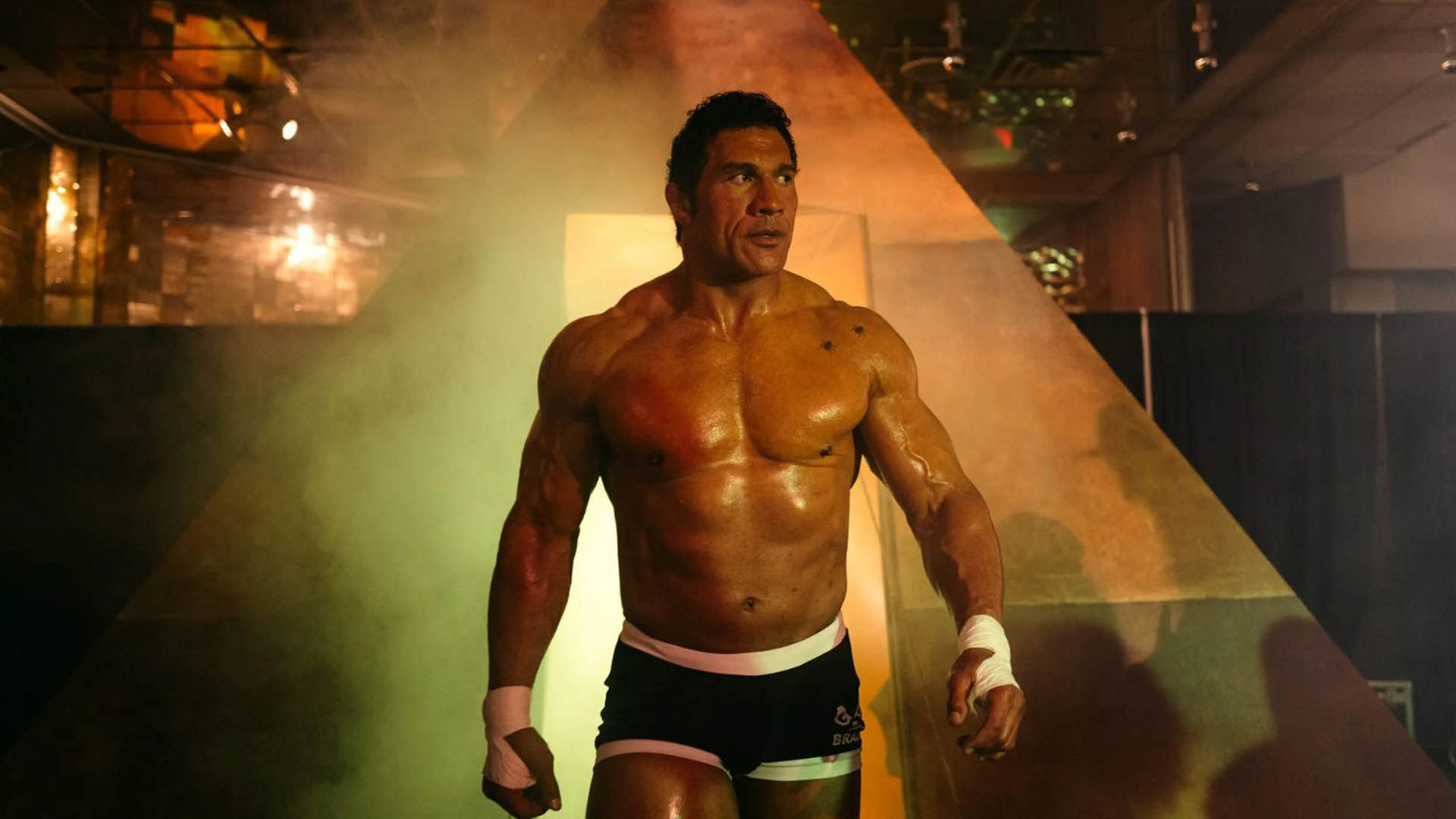The Rock in The Smashing Machine.