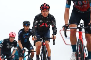 LAGOS DE COVADONGA, SPAIN - SEPTEMBER 01: Thomas Pidcock of United Kingdom and Team INEOS Grenadiers crosses the finishing line during the 76th Tour of Spain 2021, Stage 17 a 185,5km stage from Unquera to Lagos de Covadonga 1.085m / @lavuelta / #LaVuelta21 / on September 01, 2021 in Lagos de Covadonga, Spain. (Photo by Stuart Franklin/Getty Images)
