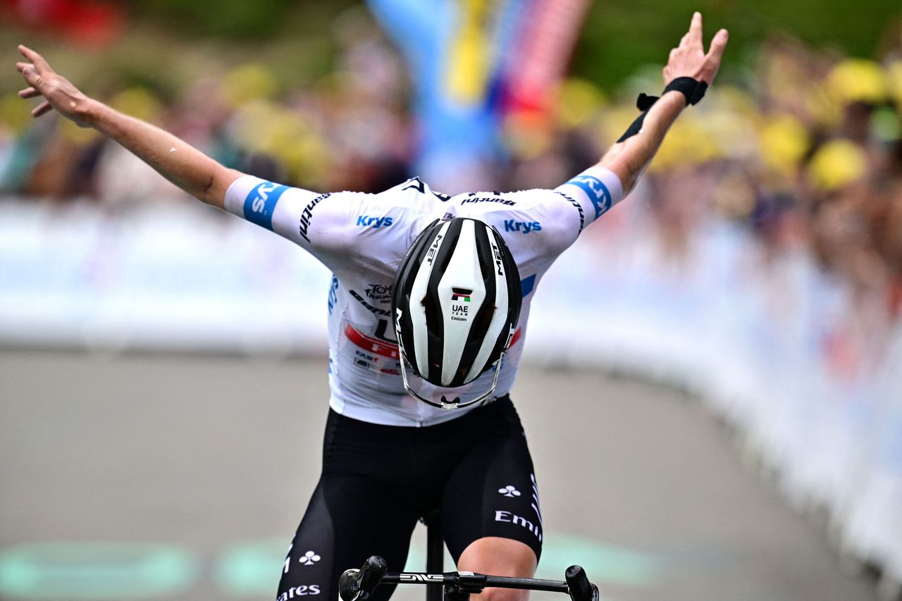 Tadej Pogačar wins stage six of the 2023 Tour de France