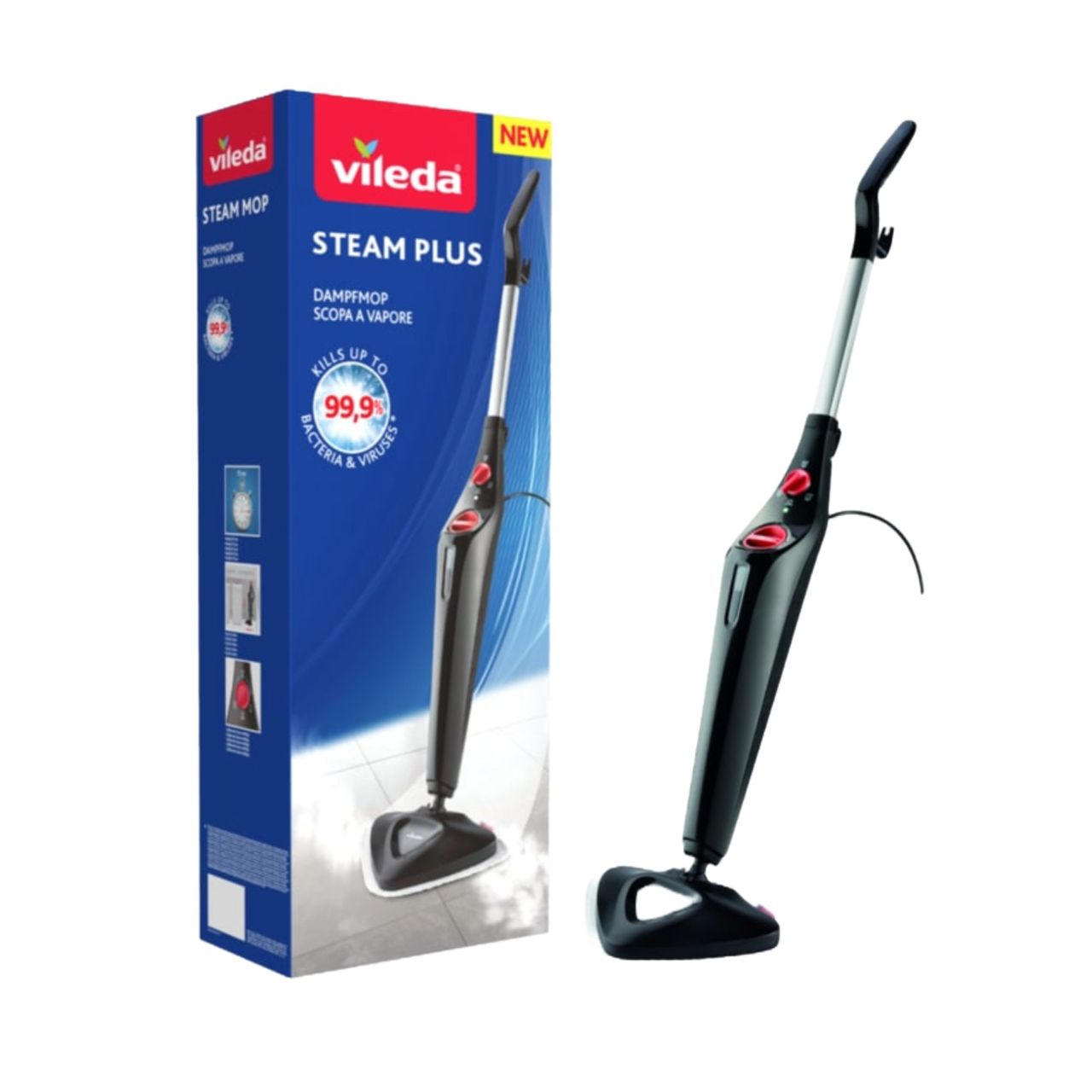 Vileda Steam Mop Plus cut out
