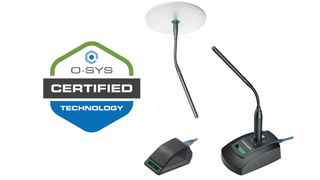 Three Audio-Technica devices are now compatible with Q-SYS technologies. 
